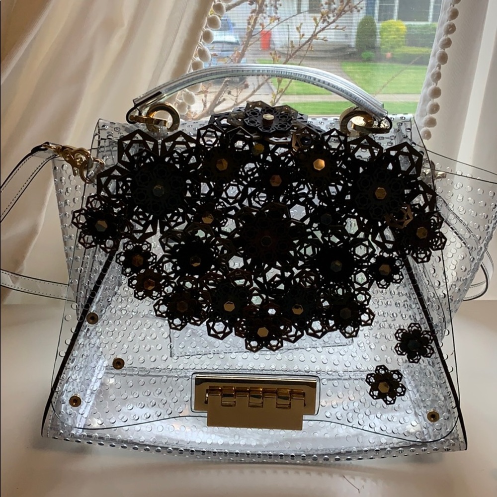 Hex-Floral PVC ZAC Zac Posen Eartha Bag